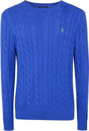 Ralph Lauren Long Sleeves Round Neck Rib Sweater