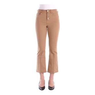 Liu Jo Dames, Broeken, Beige, Maat: W33
