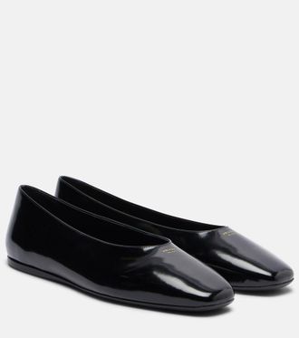 Prada Leather ballet flats