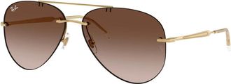 Ray-Ban Aviator Zonnebril - unisex - Zonnebrillen - Geel - 59 MM - Accessoires