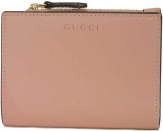 Gucci Dusty Pink Pink Leather Wallet (Bi-Fold) (Pre-Owned)