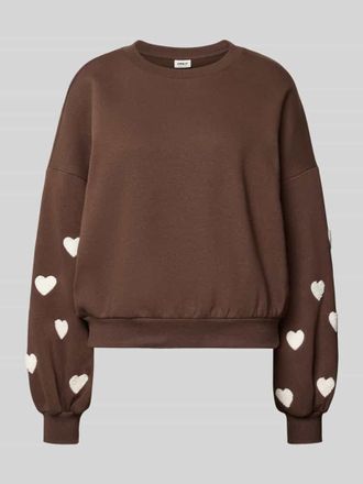 Only Regular Fit Sweatshirt aus Baumwoll-Mix Modell MACY in Schoko, Gr&ouml;&szlig;e XL