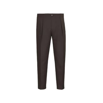 BRIGLIA 1949 Pantalone - male - Briglia - Slim-fit Trousers - Brown - XL - Trousers
