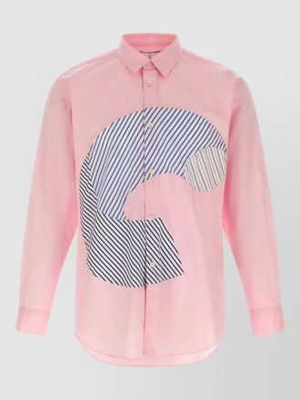 Comme Des Gar&ccedil;ons graphic print shirt long sleeves button collar