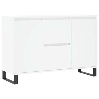 Berkfield Home Sideboard White 104x35x70 cm Engineered Wood | Size: 104 x 35 x 70 cm