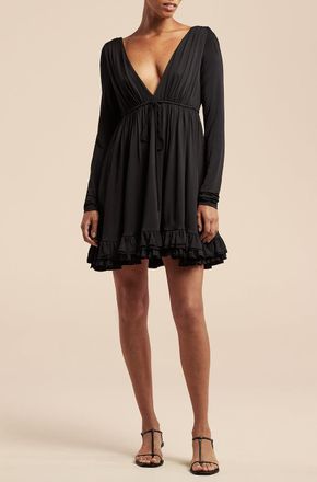Rebecca Taylor Babydoll Long Sleeve Dress