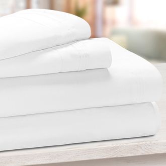 Superior Superor 650-Thread Count Egyptian Cotton Plush Deep Pocket Sheet Set