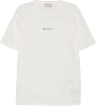 Premiata Jersey Cloud T-shirt - Heren - T-shirts - Wit - L - Katoen - Tops