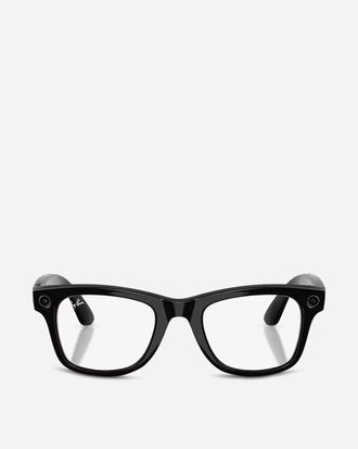 Ray-Ban Wayfarer Gen 2 Sunglasses Shiny Black / Clear / Graphite Green Transitions