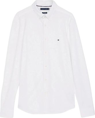 Tommy Hilfiger Heren, Overhemden, Wit, Maat: XS Katoen