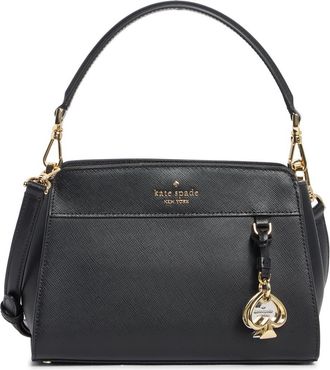 Kate Spade New York madison saffiano leather small satchel in Black at Nordstrom Rack