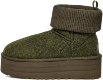 UGG (WMNS) UGG Classic Mini Platform Felted Forest Night 1144047-FRSN