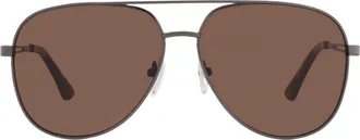 Guess Brown Pilot Mens Sunglasses GF0231 08E 58
