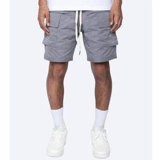 EPTM. Shinobi Cargo Pocket Shorts In Grey