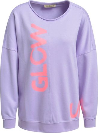 Smith & Soul Sweatshirt SMITH & SOUL, Damen, Gr. XXL, lavender, Sweatware, Obermaterial: 70% Baumwolle, 20% Modal, 10% Polyester, bedruckt, oversize h&uuml;ftbedeckend,