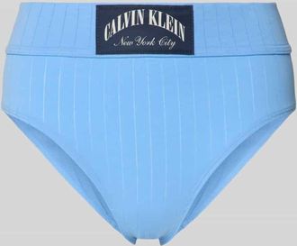 Calvin Klein Underwear Panty aus Baumwoll-Mix in Blau, Gr&ouml;&szlig;e XS