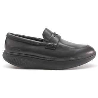 Mbt Asante 7 Leather Mens Slip on Shoes - Black - Size:UK 10.5