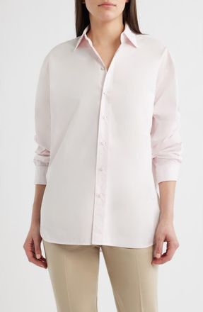 BOSS Saturday Button-Up Shirt in Ocean Rose at Nordstrom, Size 10
