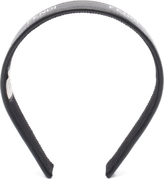 Fendi Cerchietto con logo anni 2010 - Nero