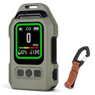 OEM Rilevatore Di Monossido Di Carbonio Portatile 4 In 1, Mini Allarme Co Ricaricabile Con Retro Magnetico, 300 Ore Di Standby, Sensore Di Temperatura E U