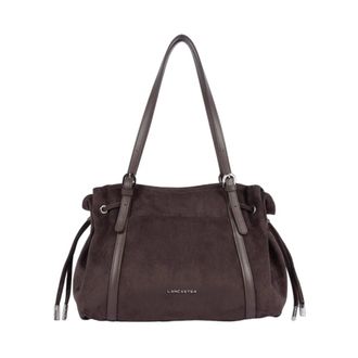 Lancaster Borsa Emma in Velluto - - Bags - Donna - Marrone - ONE SIZE