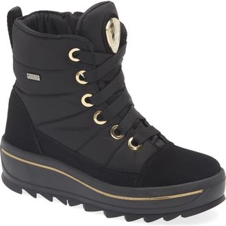 Pajar Tyra Waterproof Boot in Black/gold at Nordstrom Rack, Size 6
