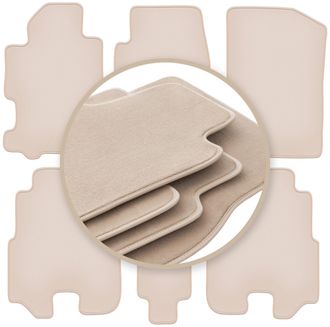 OEM Alfombrillas Beige Premium Para Honda Fr-v Monovolumen 2004-2009