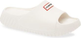 Hunter Faroe Platform Slide Sandal in British Ice at Nordstrom, Size 11