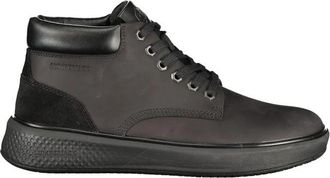 Lumberjack Hi Virgil Sneaker - Heren - Sneakers - Zwart - 45 EU - Leer - Schoenen