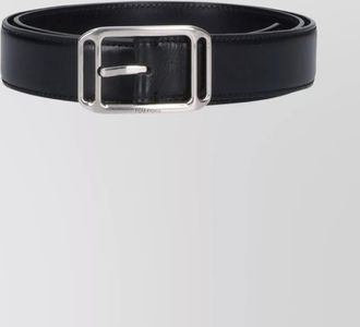 Tom Ford adjustable belt with metal rectangular buckle