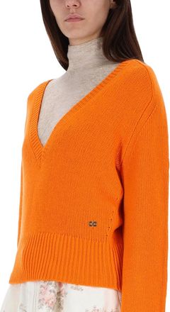 Ganni Cashmere Sweater - Orange