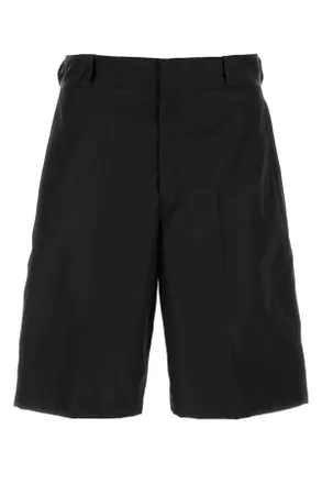 Prada Black Re Nylon Bermuda Shorts