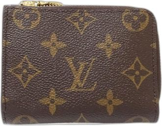 Louis Vuitton Brown Canvas Coin Purse/Coin Case (Pre-Owned)