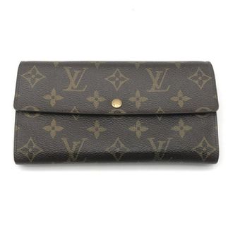 Louis Vuitton Monogram Brown Monogram Long Wallet (Bi-Fold) (Pre-Owned)