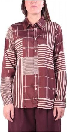 Marella Shirts - Dames - Overhemden - Veelkleurig - L - Overhemden