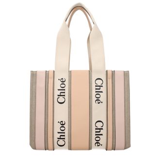 Chlo&eacute; Damens Umh&auml;ngetaschen Stoff Rosa/Zement