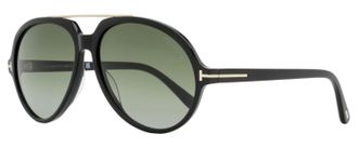 Tom Ford Mens Aalto Pilot Sunglasses TF1210 01B Black/Gold 59mm