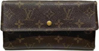 Louis Vuitton Pre-owned Wallets, female, Brown, Size: ONE SIZE Pre-owned Canvas Wallet