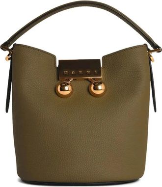 Marni Tassen, Dames, Groen, ONE Size, Leer, Marni Zakken... Groen