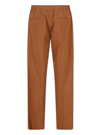 Valentino Mens Trousers Brown Cotton