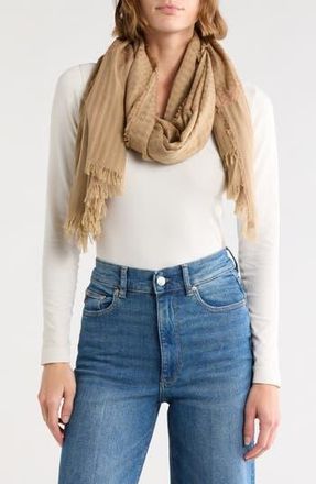 Longchamp Textured Scarf in Natural at Nordstrom Rack