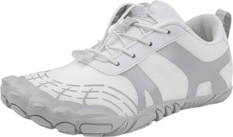 Generic Womens Five Toe Non Slip Comfortable Creek Swimming Hiking Shoes Outdoor Versatile Fishing Climbing Walking Footwear (White, 6.5)