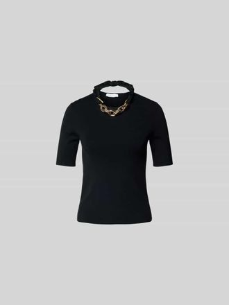 Paco Rabanne Pullover in Strick-Optik in Black, Gr&ouml;&szlig;e L