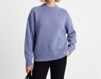 Madewell Charm Kritty Pullover Sweater In Blue