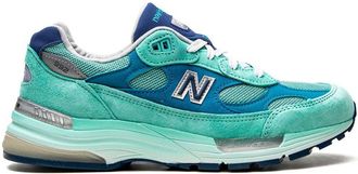 New Balance M992 Teal sneakers - unisex - Calf Suede/Rubber/Fabric/Mesh - 11 - Blue