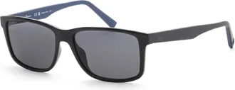 Ferragamo Ferragamo Mens 57mm Black Sunglasses