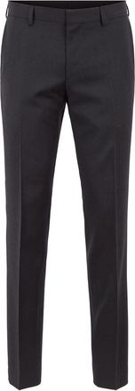 HUGO BOSS Mens Gibson Trousers in Grey Wool - Size 30W/32L