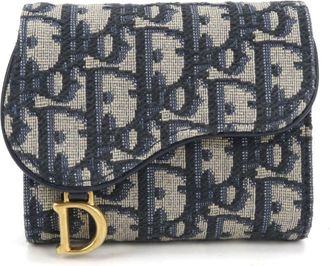 Dior Navy Wallet (Tri-Fold) (Pre-Owned)