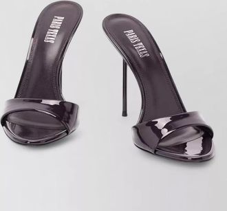 PARIS TEXAS patent leather mules