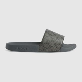 Gucci GG Slide Rubber popular boys Sz 31